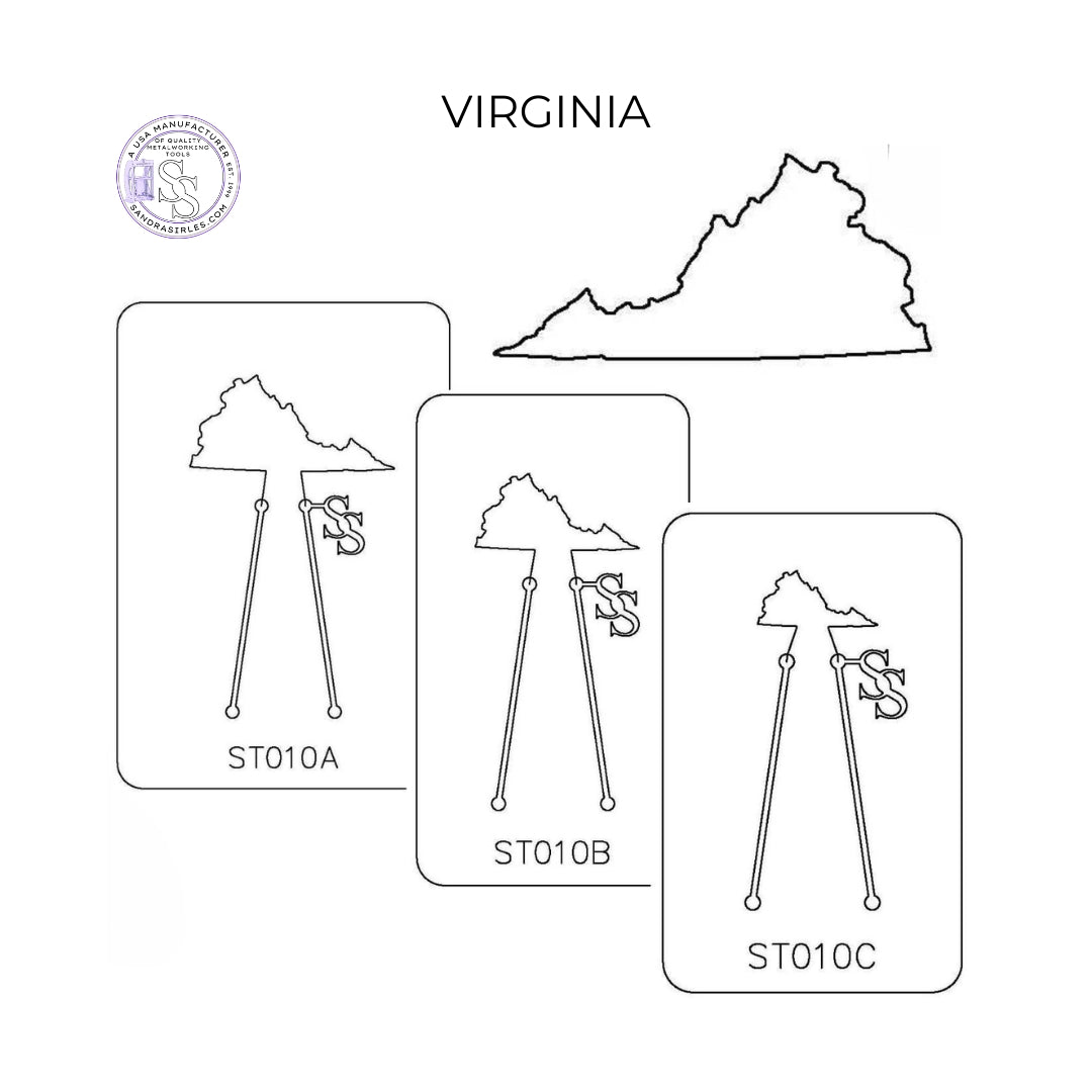 PANCAKE DIE ST010 STATE VIRGINIA